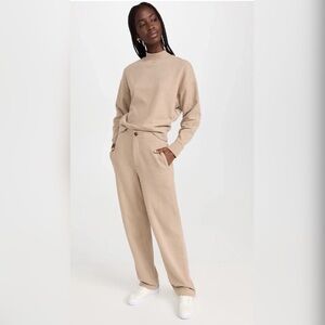 Vince Brushed Fleece Straight Leg Cozy Trouser Pants NWT